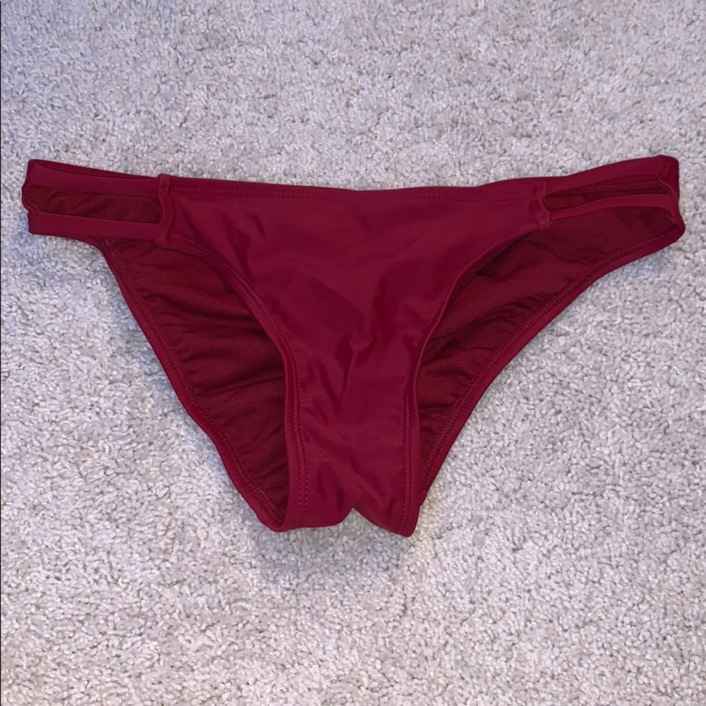 Red bikini bottoms